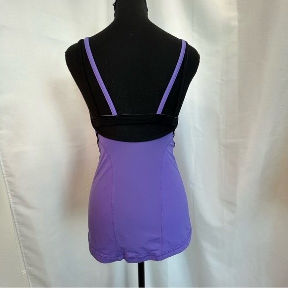 LULULEMON purple black trim ignite tank top Sz 6 - Picture 5 of 10